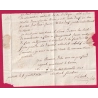 MARQUE P72P ARPAJON + 72 ARPAJON REPETE AU DOS POUR VERSAILLES 1820 VIA PARIS PPPP LETTRE COVER