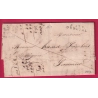 MARQUE P47P DURETAL MAINE ET LOIRE 1830 POUR SAUMUR INDICE 14 LETTRE COVER