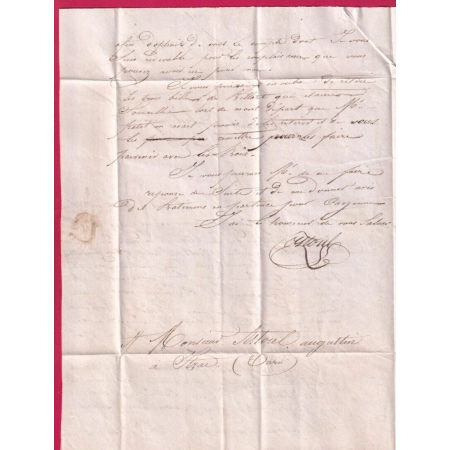 CAD TYPE 13 CORDES TARN BOITE RURALE Q ITZAC + DECIME RURAL POUR BORDEAUX LETTRE COVER