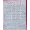 LETTRE DE NEW YORK USA 1861 PAR STEAMER PERSIA TAXE 8 POUR BORDEAUX LETTRE