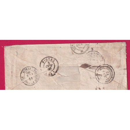 N°14 PC 3016 ST CERE LOT CORPS EXPEDITIONNAIRE ITALIE - BRIGADE FRANCAISE 1860 REEXPEDIE INTERNE  CORPS EXPEDITIONNAIRE