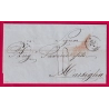 PAQUEBOT POSTE NEVA 1865 COSPOLI CONTANTINOPLE TURQUIE TURKEY POUR MARSEILLE LETTRE