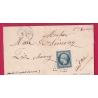 N°10 PC 1713 LIANCOURT OISE POUR SINCENY AISNE LETTRE