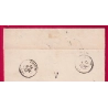 N°10 PC 1713 LIANCOURT OISE POUR SINCENY AISNE LETTRE