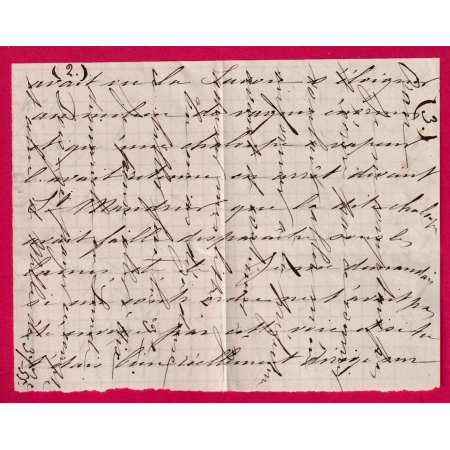 N°60 TOULON VAR 1873 POUR AMIRAL DE SURVILLE CDT 2EME DIV. ESCADRE EVOLUTION FREGATE LA SAVOIE ORAN ALGERIE LETTRE COVER