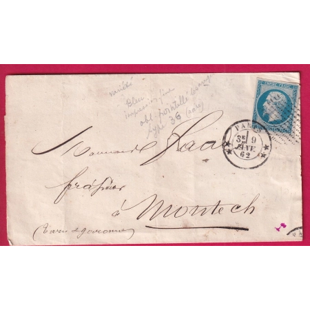 N°14 PARIS CERCLE DE POINTS POUR MONTECH TARN ET GARONNE LETTRE