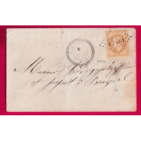 N°28 GC 4736 CABOURG CALVADOS CAD TYPE 22 POUR BEUZEVAL LETTRE