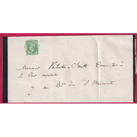 N°20 CAD PARIS SENAT POUR PARIS LETTRE