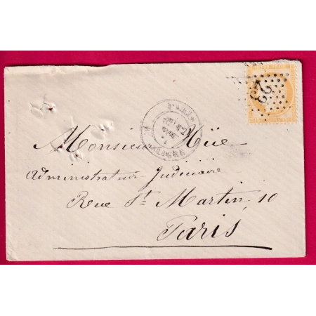 N°55 PARIS ETOILE 23 R   ALIGRE POUR PARIS LETTRE