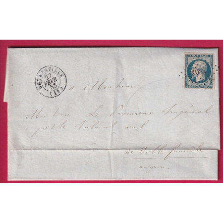 N°10 PC 1082 DECAZEVILLE AVEYRON POUR VILLEFRANCHE LETTRE