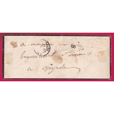 PC BRIGNOLES VAR AU RECTO TIMBRE N°13 AU VERSO POUR BRIGNOLES LETTRE LOCALE