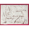 MARQUE 13 LISIEUX EN LILAS CALVADOS 1792 INDICE 14 POUR LE HAVRE SEINE INFERIEURE LETTRE