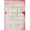 MARQUE 64 BAYONNE BASSES PYRENEES LE MAIRE DE BAYONNE DECES D'UN MILITAIRE VOLTIGEUR LA FERTE SARTHE 1811 LETTRE