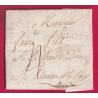 DEBOURSE DEB 41 LE PUY HAUTE LOIRE INDICE 17 1819 DEPART MONTBRISON LOIRE REEXPEDIE BRIOUDE LETTRE
