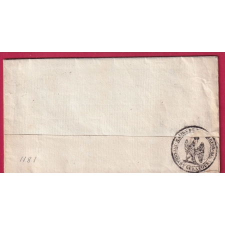 FRANCHISE INTENDANT DE LA COURONNE ROME EMPIRE FRANCAIS 1811 ITALIE ITALIA LETTRE