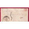 CAD TYPE 13 LANGANNERIE CALVADOS BOITE RURALE N ST GERMAIN LE VASSON DECIME RURAL POUR PARIS LETTRE