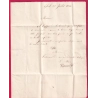 CAD TYPE 15 LISIEUX CALVADOS TAXE LOCALE 1 + CL NOIR BOITE RURALE G GLOS 1844 LETTRE