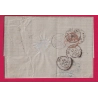 LETTRE DE BUENOS AIRES ARGENTINE ARGENTINA MARQUE ECHANGE GB 1F60 VOIE ANGLAISE POUR GRAULHET TARN 1868 LETTRE