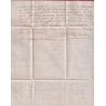 LETTRE DE NEW YORK USA TAXE TAMPON 26 DOUBLE PORT 1854 STEAMER EUROPA POUR BORDEAUX GIRONDE LETTRE