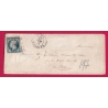 N°10 PC 534 BRIOUDE HAUTE LOIRE POUR PARIS 1853 LETTRE