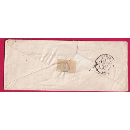 N°10 PC 534 BRIOUDE HAUTE LOIRE POUR PARIS 1853 LETTRE