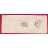 N°10 PC 534 BRIOUDE HAUTE LOIRE POUR PARIS 1853 LETTRE