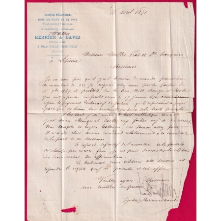N°46B TTB GC 2056 LISIEUX CALVADOS POUR CAEN TRES BELLE COULEUR LETTRE