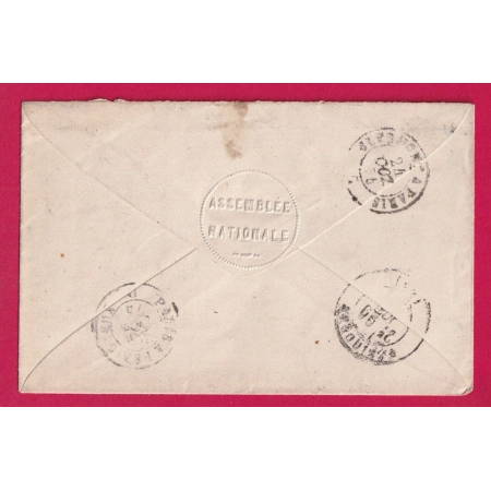 N°60 GC 3622 ST GEORGES D'AURAT HAUTE LOIRE CAD TYPE 17 INDICE 12 POUR NONTRON REEXP PERIGUEUX DORDOGNE LETTRE COVER