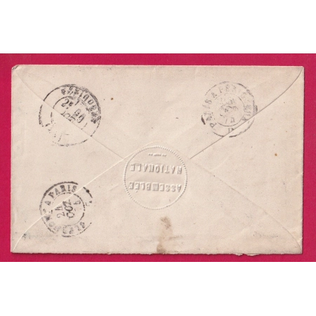 N°60 GC 3622 ST GEORGES D'AURAT HAUTE LOIRE CAD TYPE 17 INDICE 12 POUR NONTRON REEXP PERIGUEUX DORDOGNE LETTRE COVER