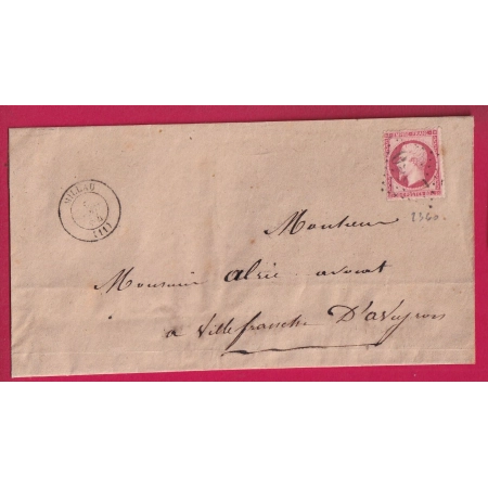N°24 GC 2360 MILLAU AVEYRON POUR VILLEFFRANCHE DE ROUERGUE LETTRE