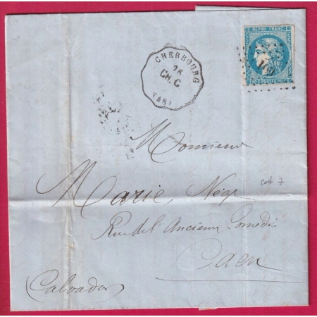 N°46B PC DU GC 691 CAEN CALVADOS CONVOYEUR STATION CHERBOURG POUR CAEN LETTRE