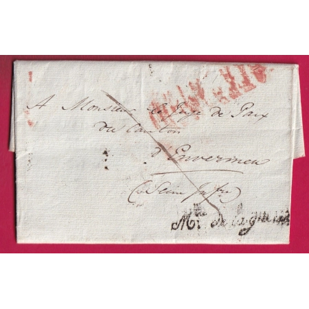 FRANCHISE MINISTERE DE LA GUERRE PARIS 1812 POUR EVERMEU SEINE INFERIEURE LETTRE