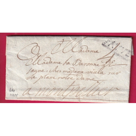 MARQUE SAUVE GARD LENAIN N°4 INDICE 14 POUR MONTPELLIER HERAULT LETTRE