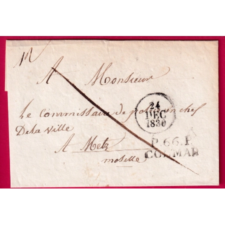 MARQUE P66P COLMAR 1830 POUR METZ MOSELLE INDICE 13 LETTRE