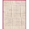MARQUE P89P APT VAUCLUSE TEXTE DE GORCES 1823 POUR HYERES VAR INDICE 12 LETTRE