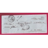 CURSIVE 86 BONNIEUX VAUCLUSE T15 APT BOITE RURALE E POUR AIX INDICE 12 LETTRE