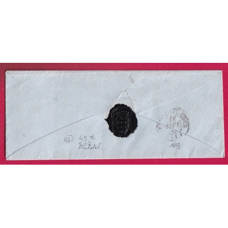 CURSIVE 86 BONNIEUX VAUCLUSE T15 APT BOITE RURALE E POUR AIX INDICE 12 LETTRE