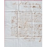 CURSIVE 82 CORMIMONT VOSGES CAD  TYPE 15 SAULXURE 1847 OR LA BRESSE POUR STRASBOURG LETTRE
