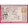 N°55 PARIS ETOILE 37 BT MALESHERBES POUR MARSEILLE CARTE PRECURSEUR LETTRE