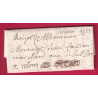 LETTRE DE VERDUN MEUSE 1699 POUR REIMS MARNE LETTRE