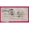 CURSIVE 69 CONFLANS SUR LANTERNE HAUTE SAONE CAD TYPE 14 LUXEUIL POUR CLERMONT FERRAND 1851 LETTRE