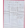 CURSIVE 50 DOULAINCOURT HAUTE MARNE 1847 BOITE RURALE A SAUCOURT POUR ST LOUP HAUTE SAONE LETTRE
