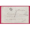 TAXE 1 FABRICATION LOCALE DU 11 JANVIER 1849 ROUEN SEINE INFERIEURE + C NOIR POUR BRETEVILLE LES ROUEN LETTRE