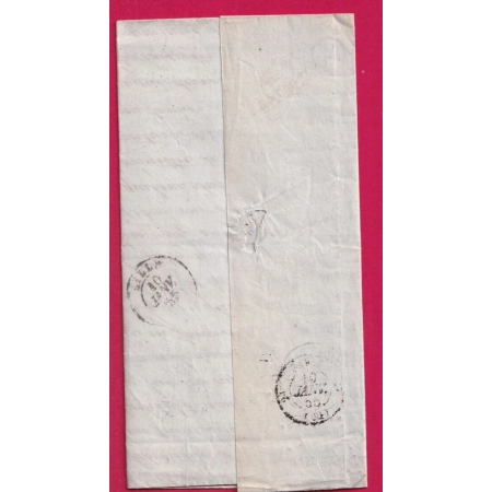 N°14 PC 1132 DOULAINCOURT BOITE RURALE F BETTAINCOURT POUR LILLE NORD LETTRE
