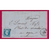 N°14 VARIETE POSTFS SIGNE CALVES PC 935 CONDOM GERS POUR AGEN LOT ET GARONNE LETTRE