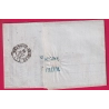 N°16 PC 2909 SOISSONS AISNE POUR CHATEAU THIERRY 1857 LETTRE
