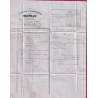 N°16 PC 2909 SOISSONS AISNE POUR CHATEAU THIERRY 1857 LETTRE