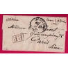GUERRE 1870 TENTATIVE ENTREE ANGOULEME CHARENTE 16 OCT 1870 MENTION ARRIVE 18 FEVRIER 1871 LETTRE