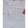 N°14 PC 1818 LYON A 68 A POUR ANNECY HAUTE SAVOIE TAXE SARDE 5 AVEC ERGOT 1856 ETATS SARDES LETTRE
