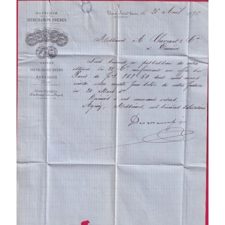 N°60 CAD TYPE 18 SAUDRUPT MEUSE POUR DOMENE ISERE LETTRE